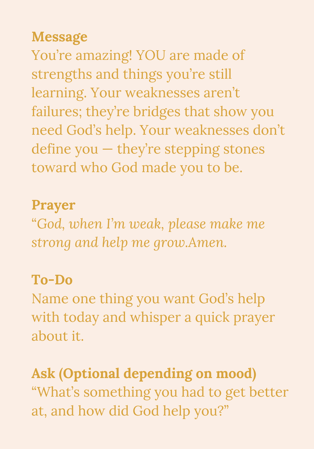 On the Go with GOD Cards