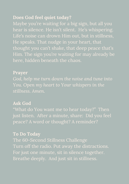 Whispers in the Chaos