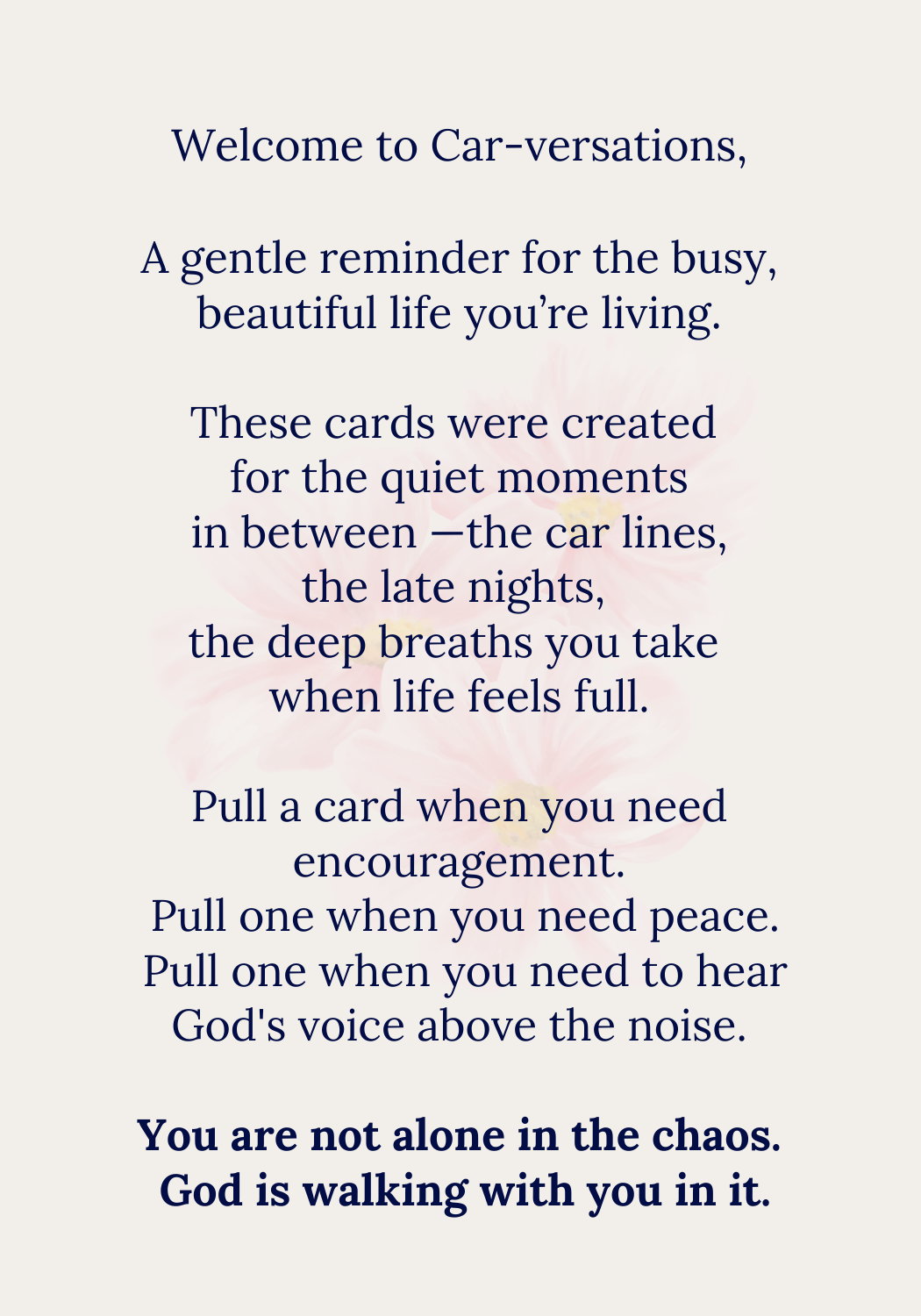 Whispers in the Chaos